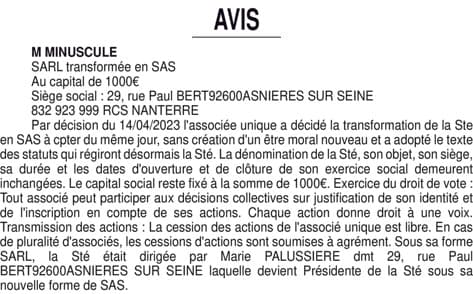 Contenu publication
