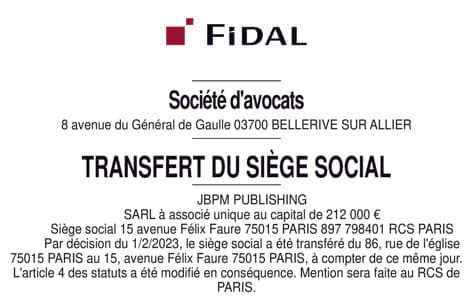 Contenu publication