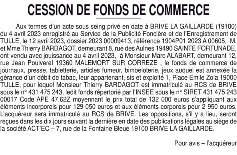 Contenu publication