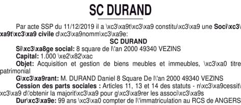 Contenu publication