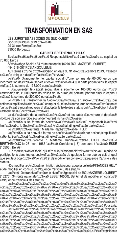 Contenu publication