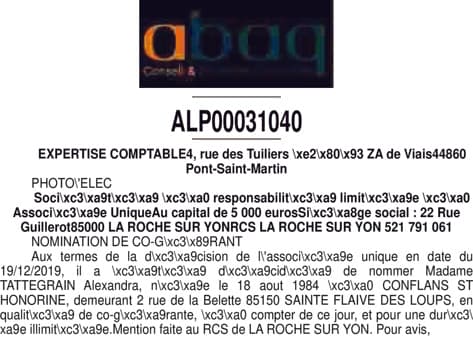 Contenu publication