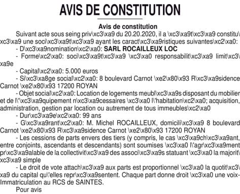 Contenu publication