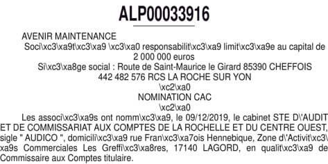 Contenu publication