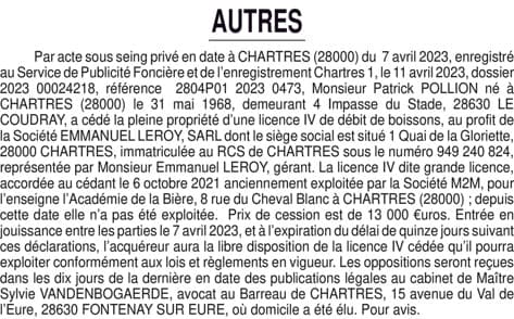 Contenu publication