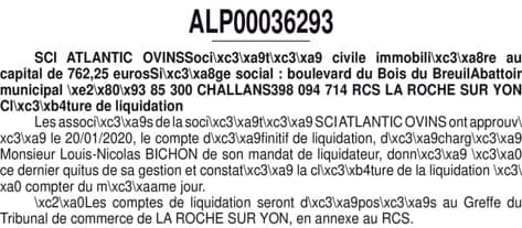 Contenu publication