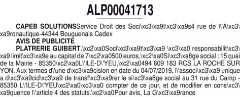 Contenu publication