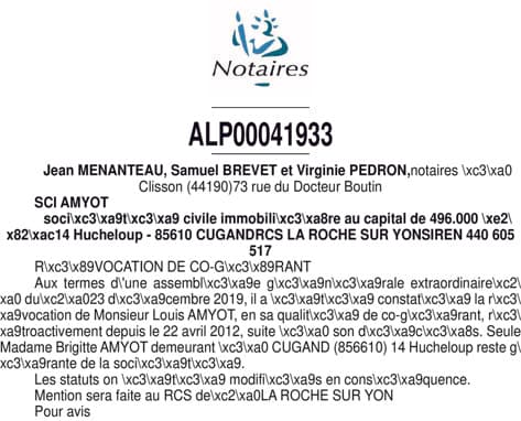 Contenu publication