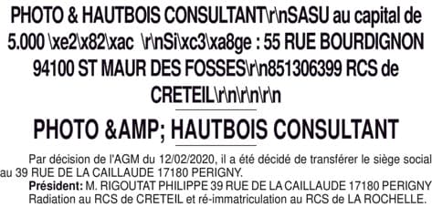 Contenu publication