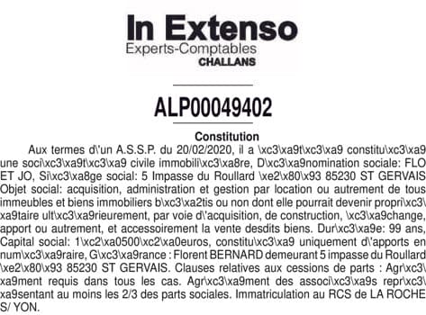 Contenu publication