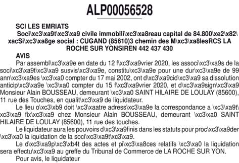 Contenu publication