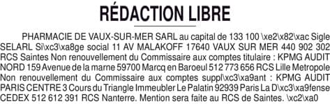 Contenu publication