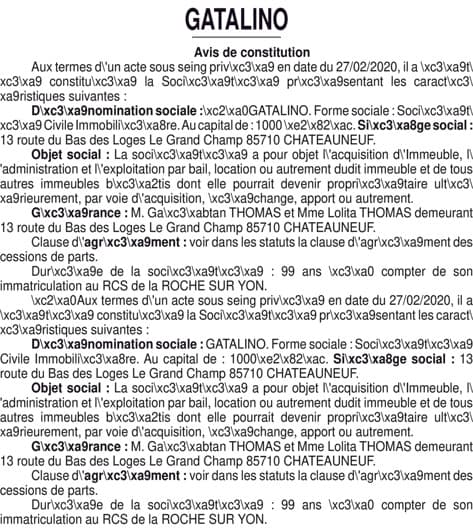 Contenu publication