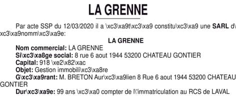 Contenu publication