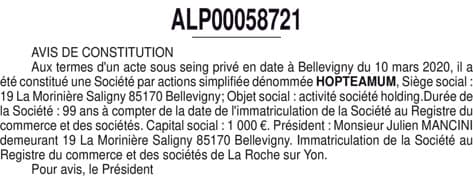 Contenu publication
