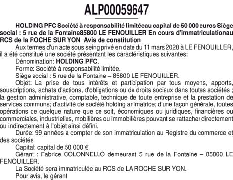 Contenu publication