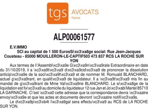 Contenu publication