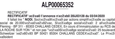 Contenu publication