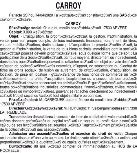 Contenu publication