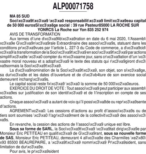 Contenu publication