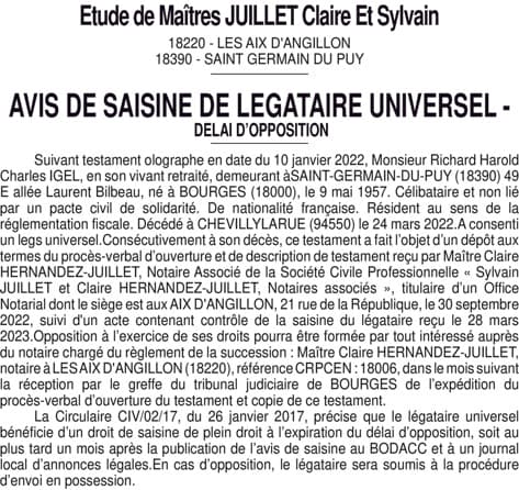 Contenu publication