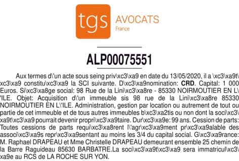Contenu publication