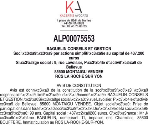 Contenu publication