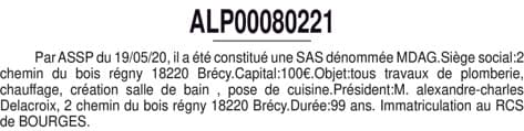 Contenu publication
