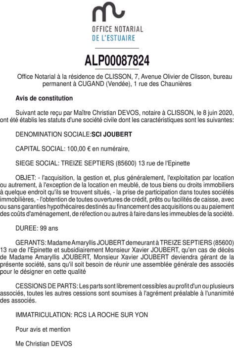 Contenu publication