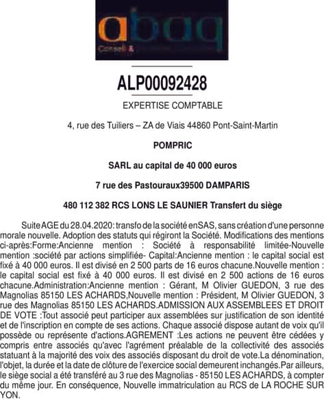Contenu publication