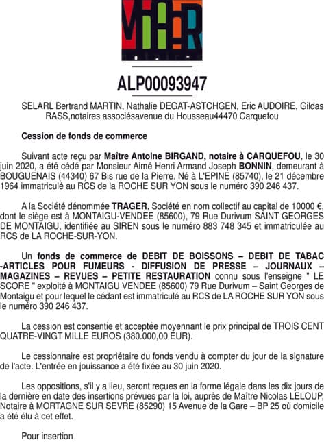 Contenu publication
