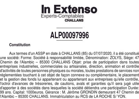 Contenu publication