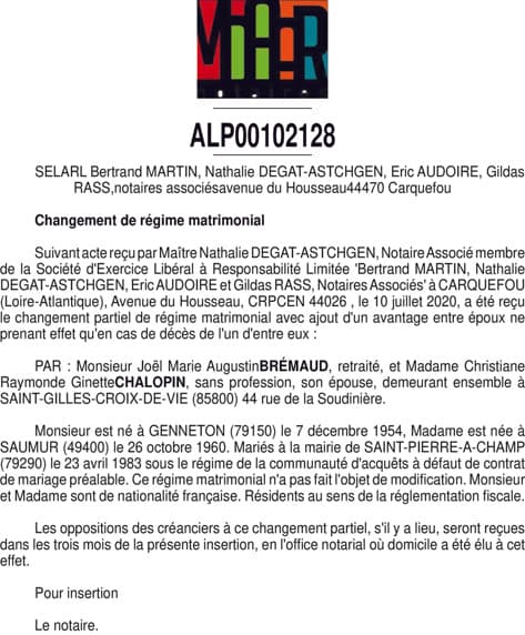Contenu publication