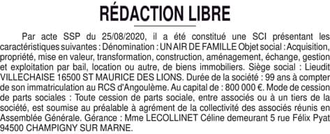 Contenu publication