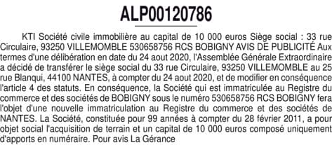 Contenu publication