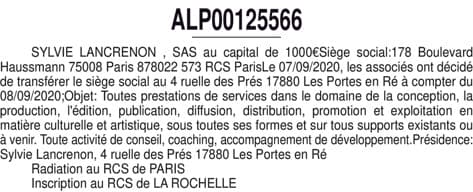Contenu publication