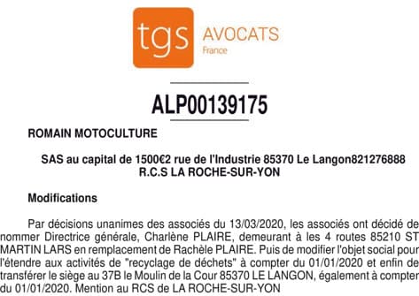 Contenu publication