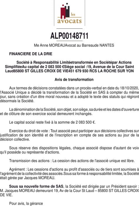Contenu publication