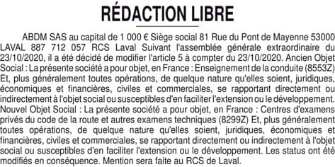 Contenu publication
