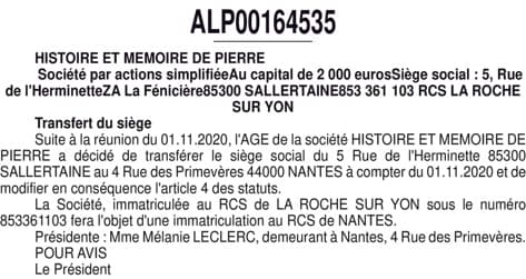 Contenu publication
