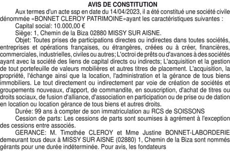 Contenu publication