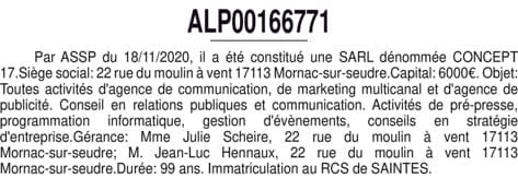 Contenu publication