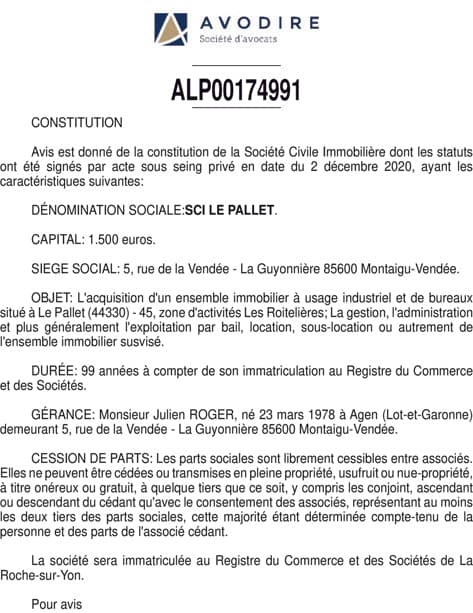 Contenu publication
