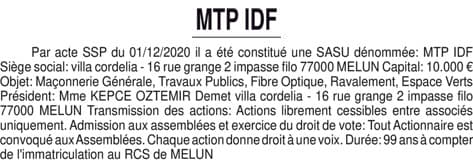 Contenu publication