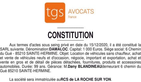Contenu publication