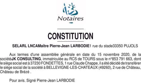 Contenu publication
