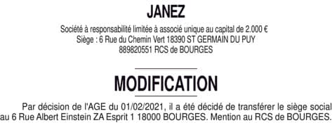 Contenu publication