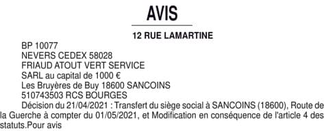 Contenu publication