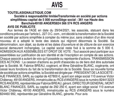 Contenu publication