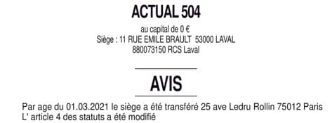 Contenu publication